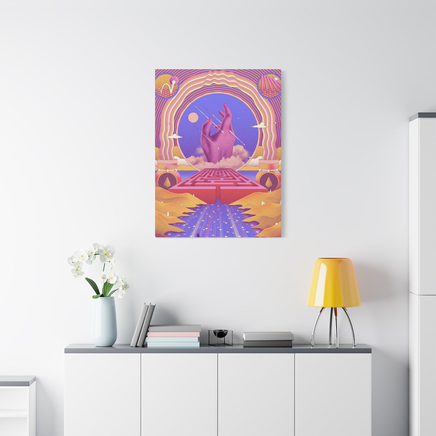 Hand Colorful Wall Art & Canvas Prints