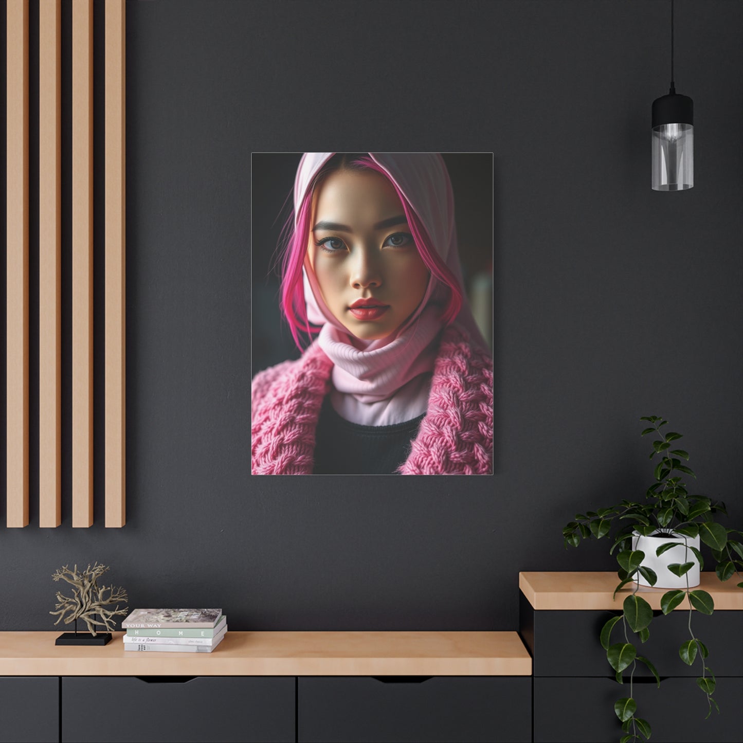 Pink Art Premium Canvas 20 Wall Art & Canvas Print
