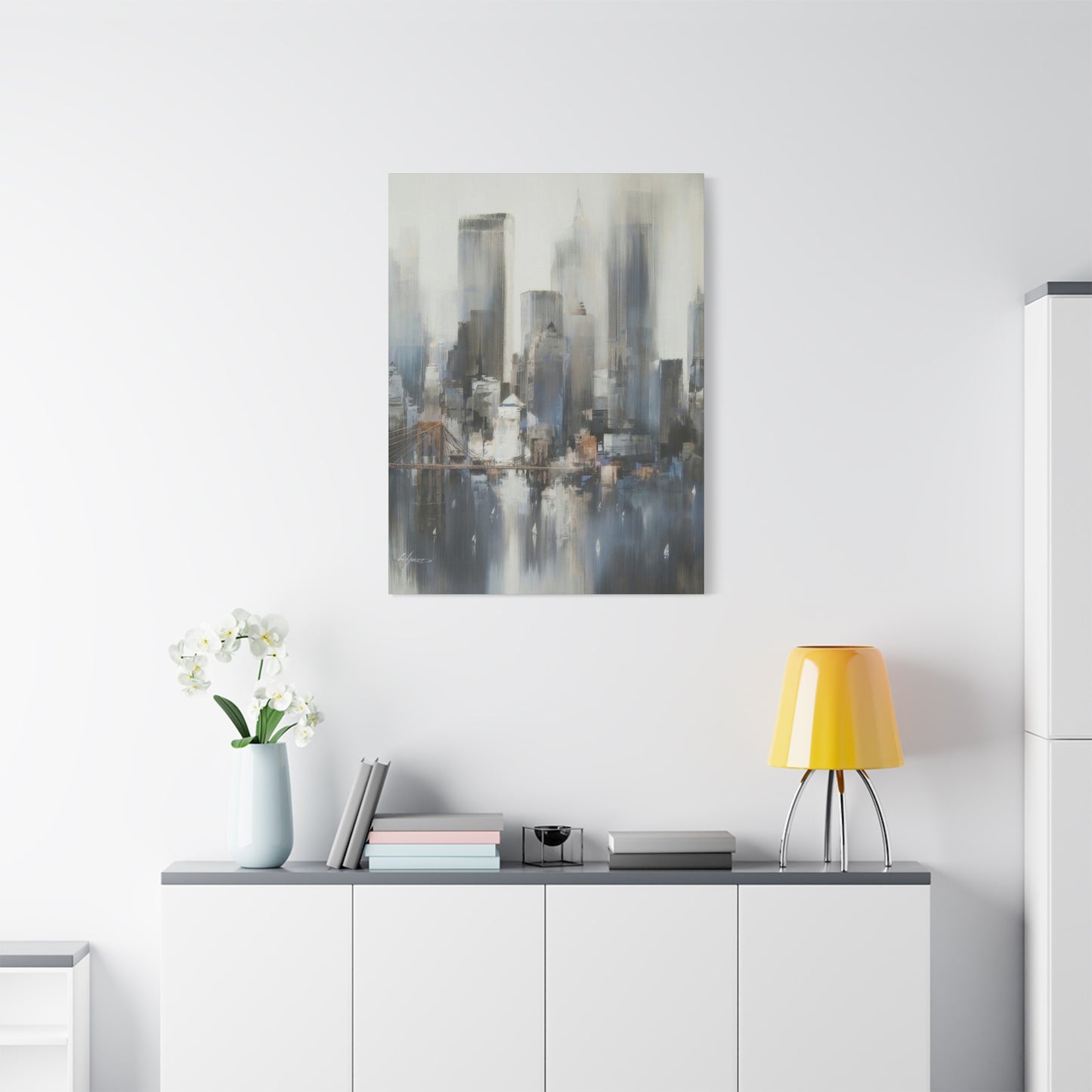 City Grey Wall Art & Canvas Prints