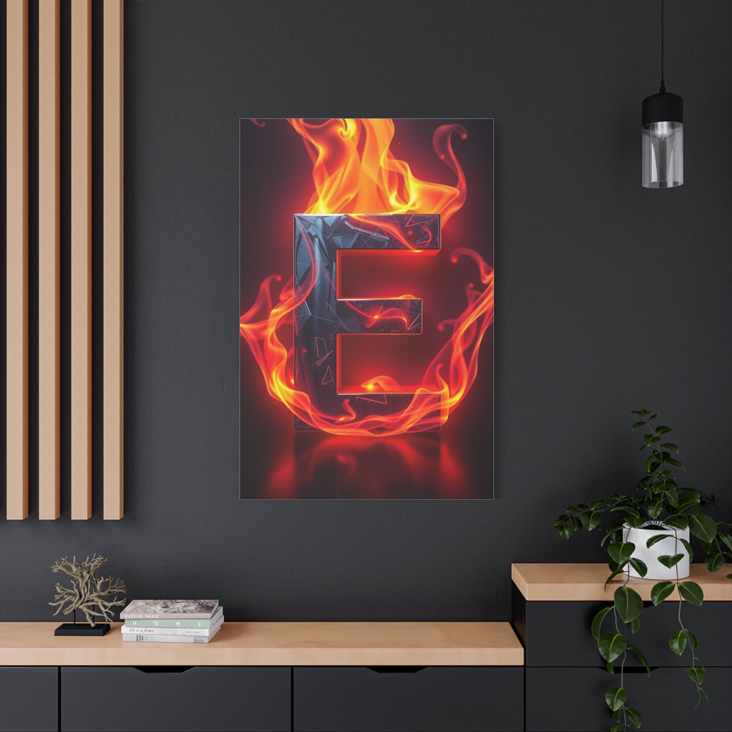 The Letter E - Art Canvas Art 5 Wall Art & Canvas Print