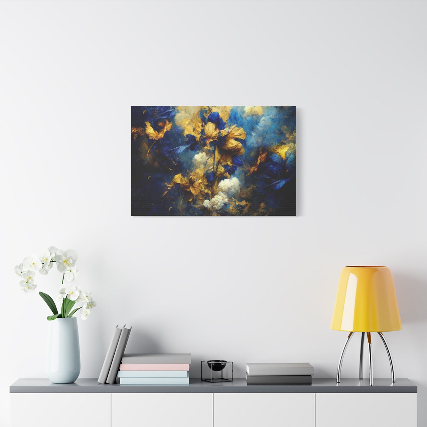 Golden Blooms at Twilight Wall Art & Canvas Prints