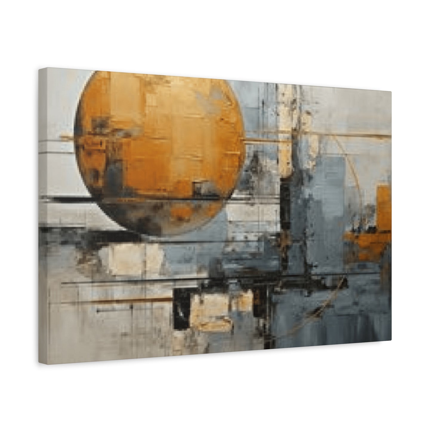 Abstract Moon Painting Wall Art & Canvas Prints