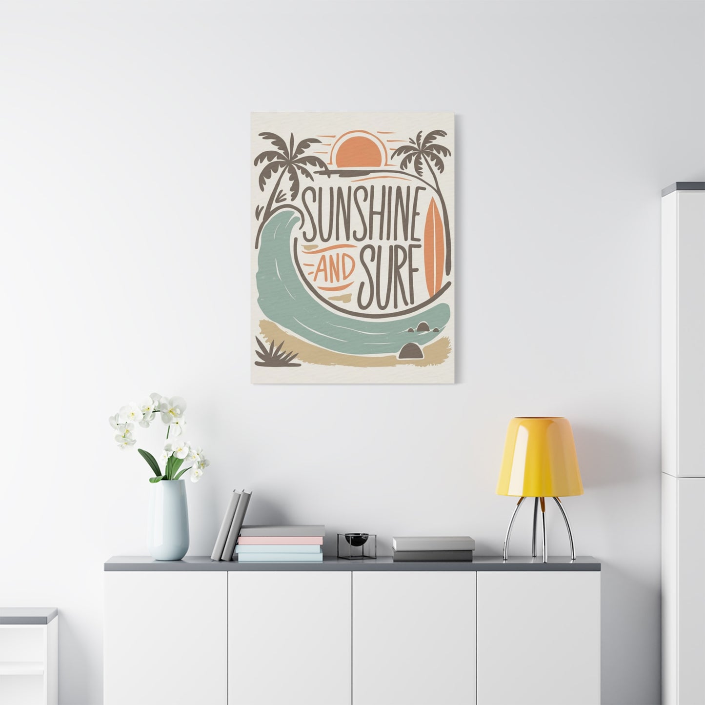 Sunshine And Surf Painting Wall Art & Canvas Prints