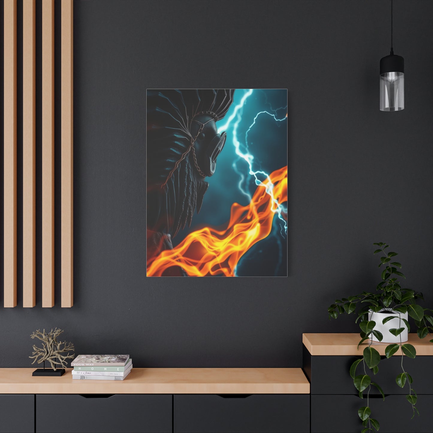 Velvet Tempest Tapestry Wall Art & Canvas Print