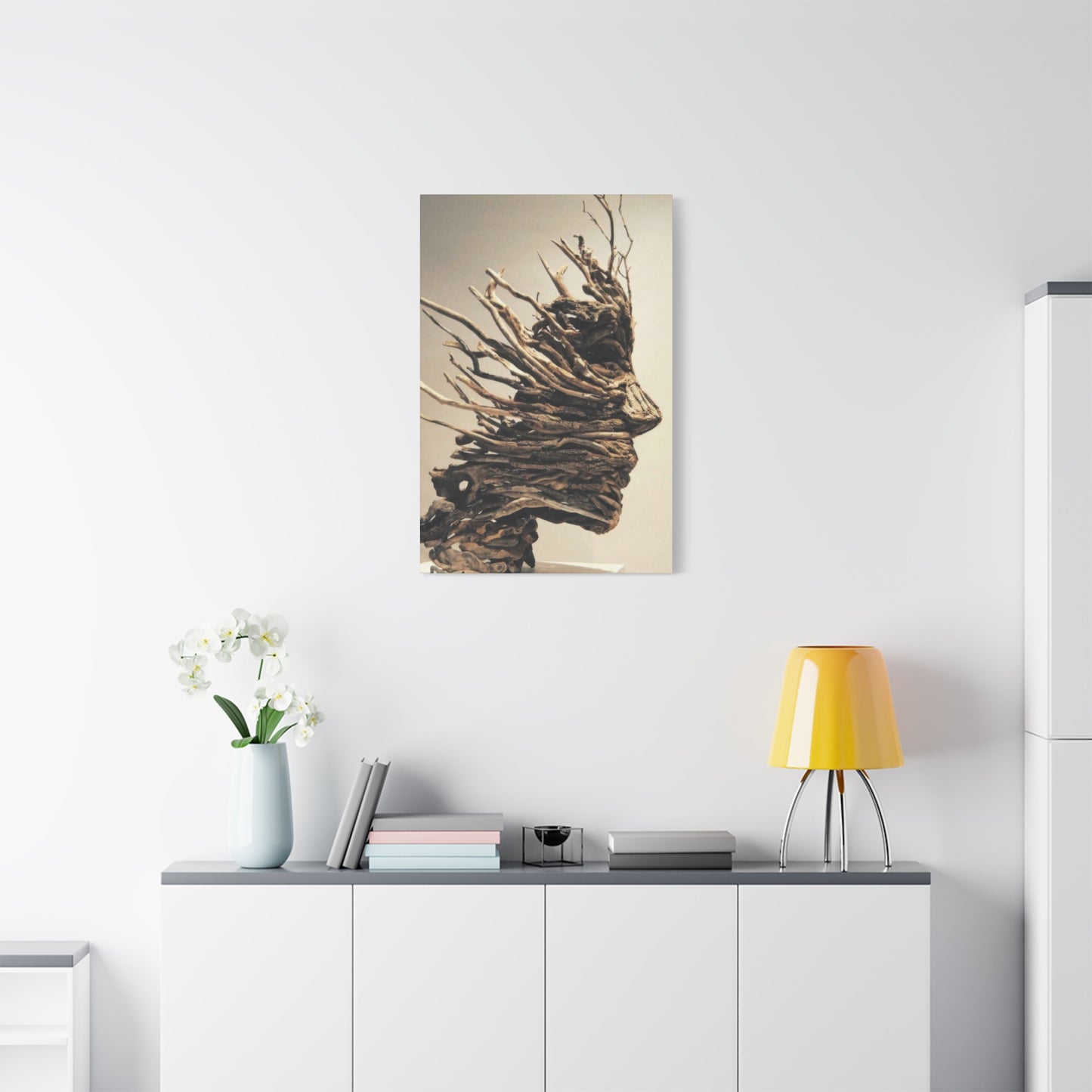 Driftwood Face Wall Art & Canvas Prints