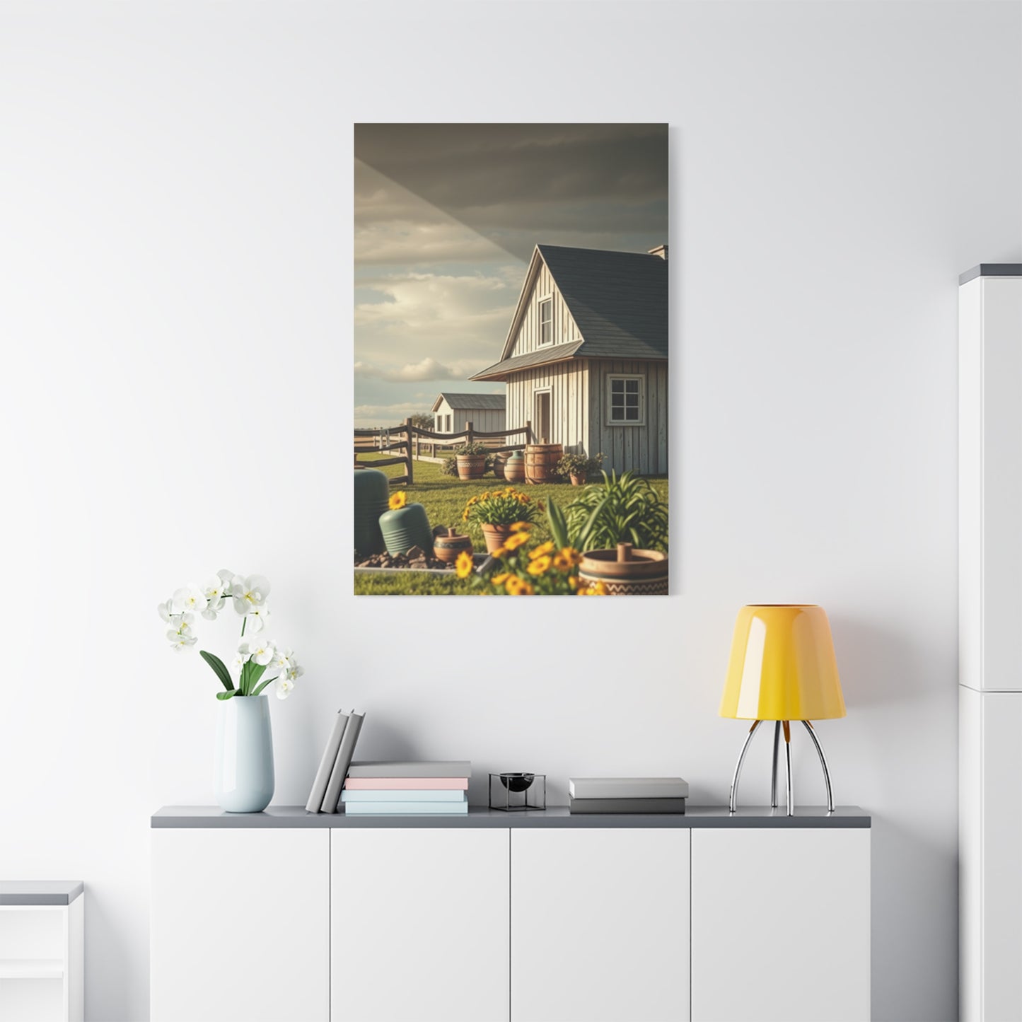 Tranquil Fields Luxe Canvas Wall Art & Canvas Print
