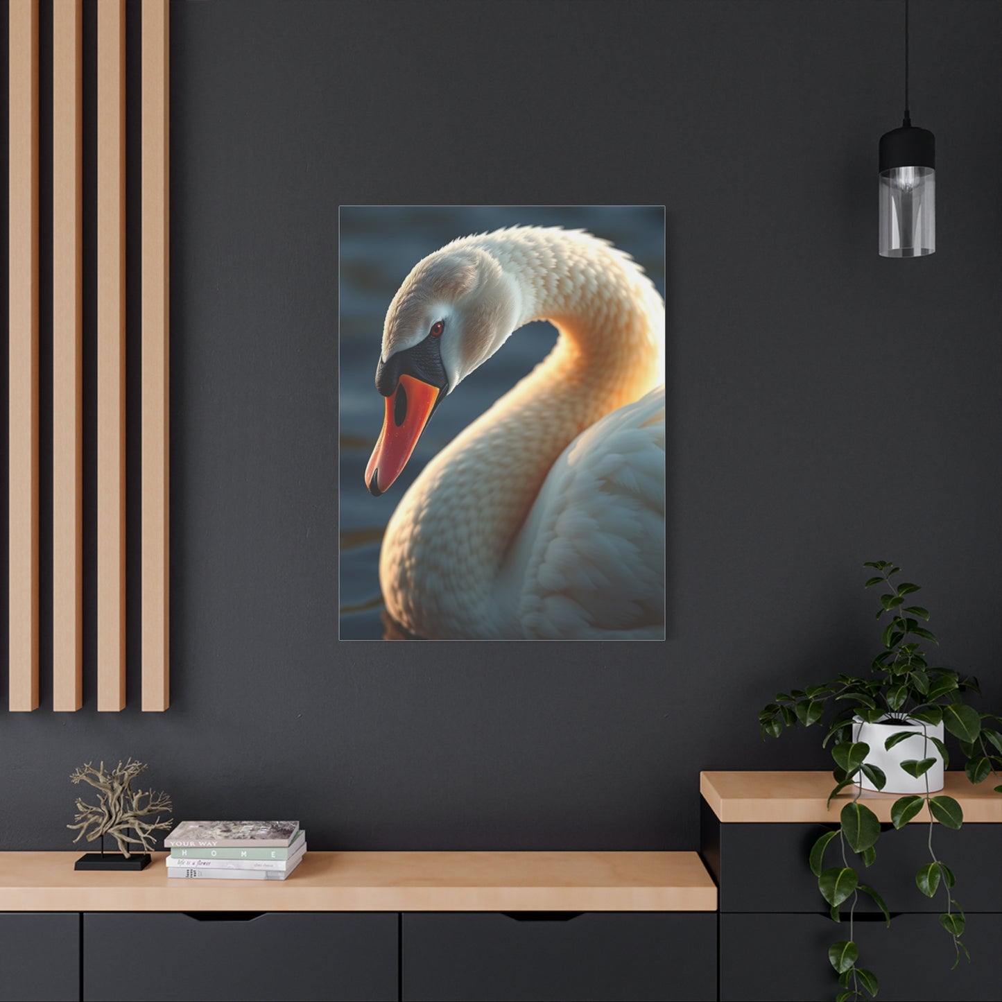 Swan Art Canvas Art 6 Wall Art & Canvas Print