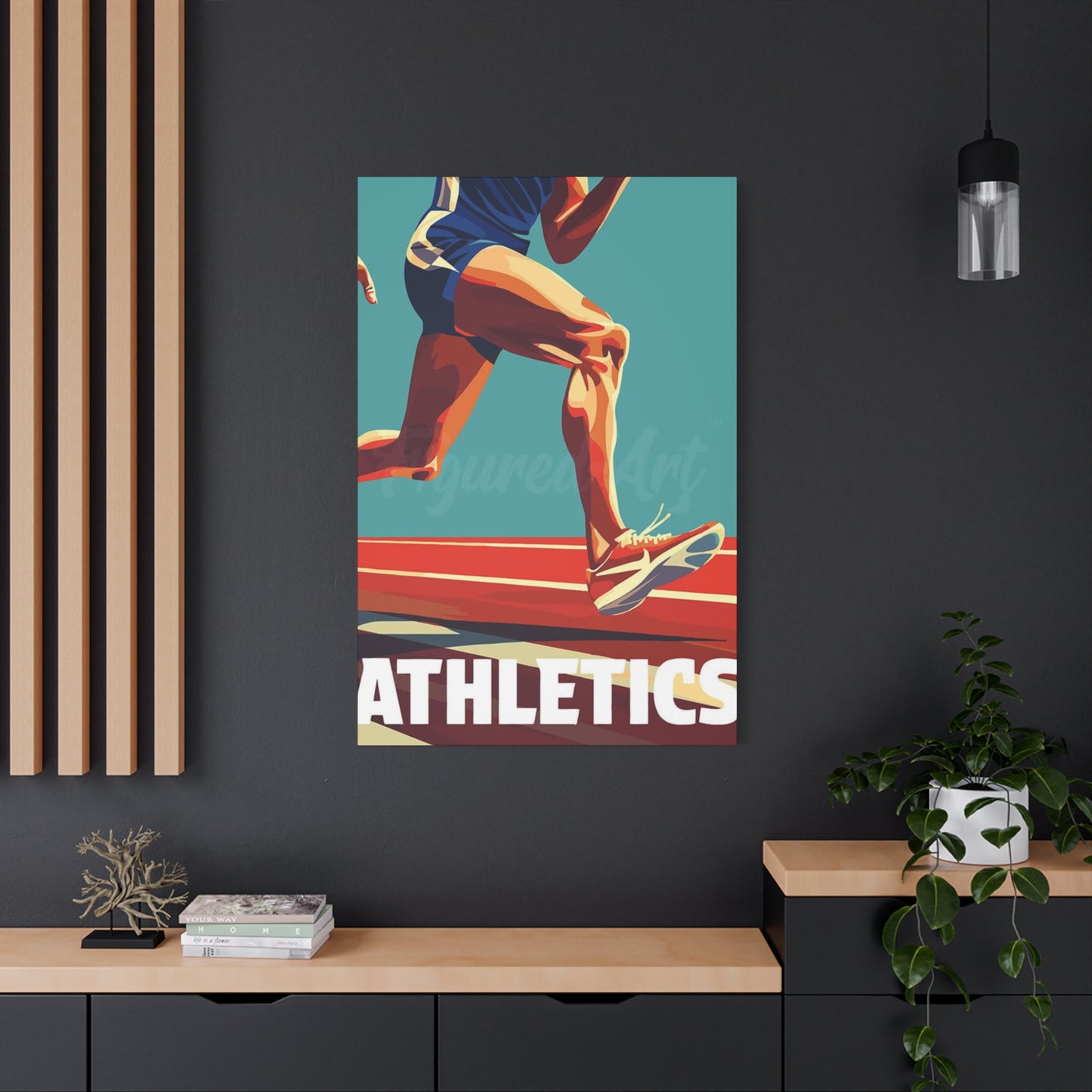 Abstract Athletics Running Wall Art & Canvas Prints