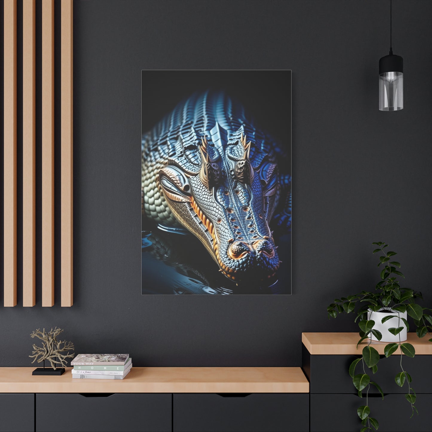 Crocodile & Alligator Art Supreme Canvas Wall Art & Canvas Print