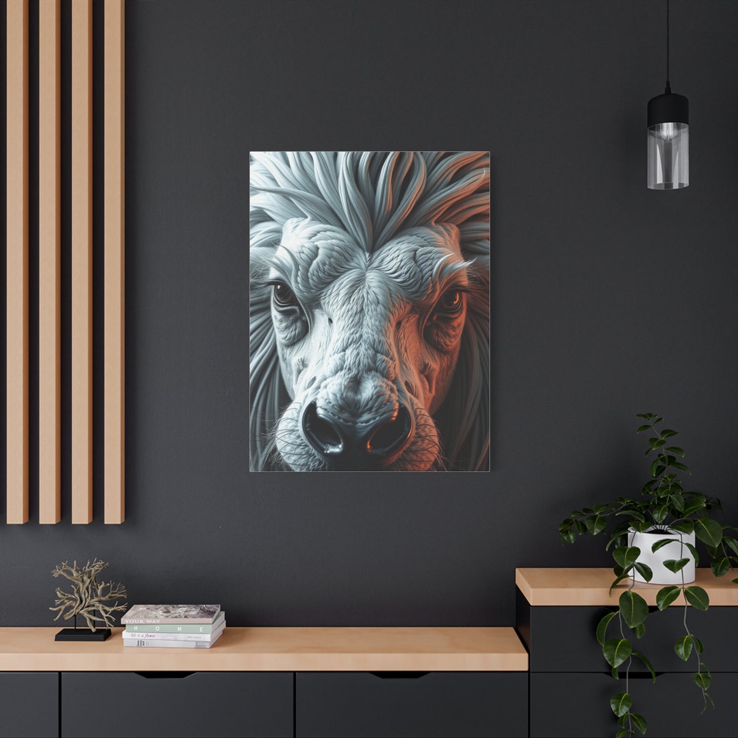 Gray & White Art Canvas Art 2 Wall Art & Canvas Print