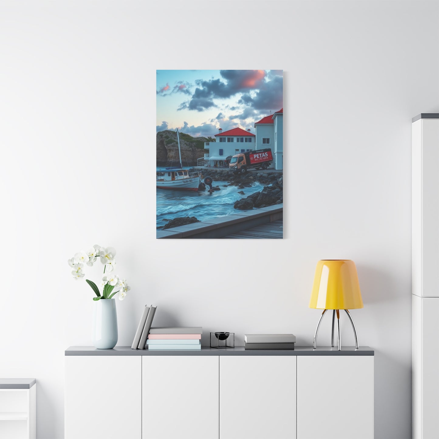 Modern Coastal Art Premium Canvas 20 Wall Art & Canvas Print