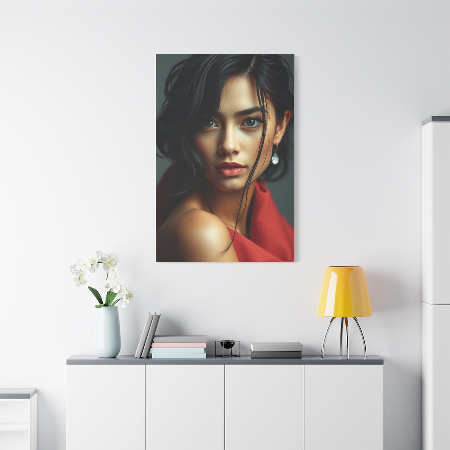 Luxurious Terra and Indigo Wall Art & Canvas Print
