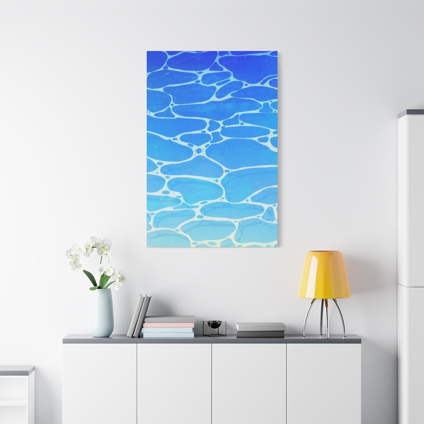 Water Surface Blue Wall Art & Canvas Prints