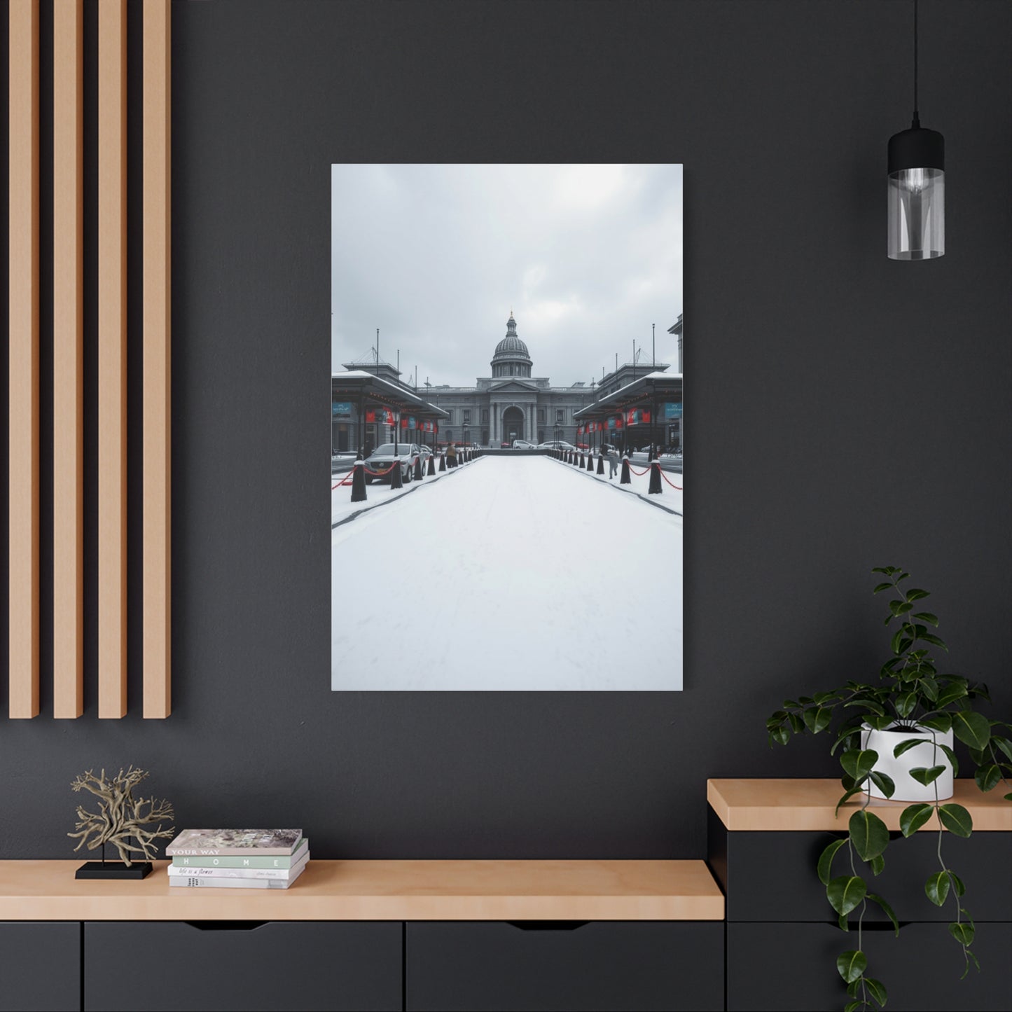 Gray & White Art Refined Canvas Wall Art & Canvas Print