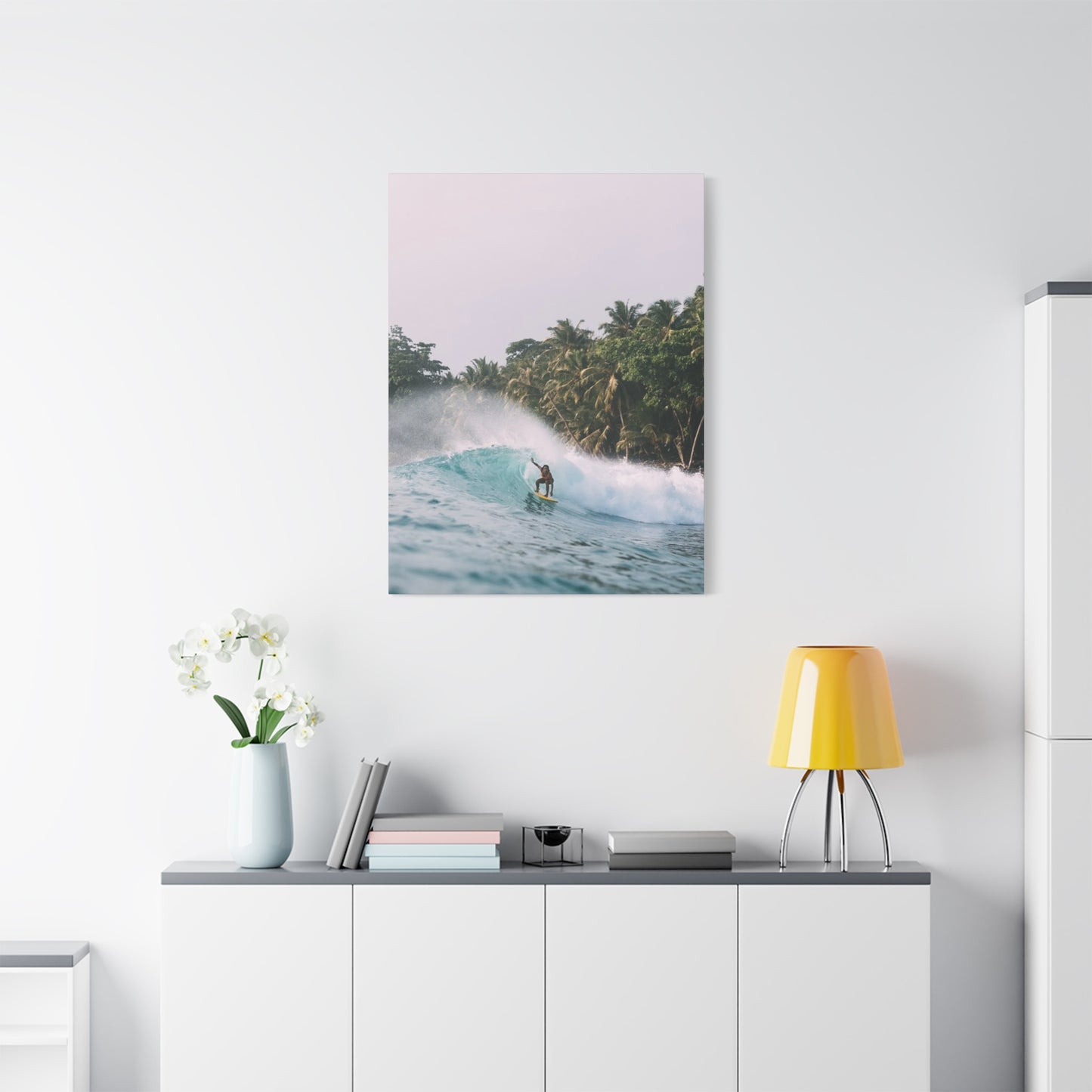 Wave Surfing Wall Art & Canvas Prints