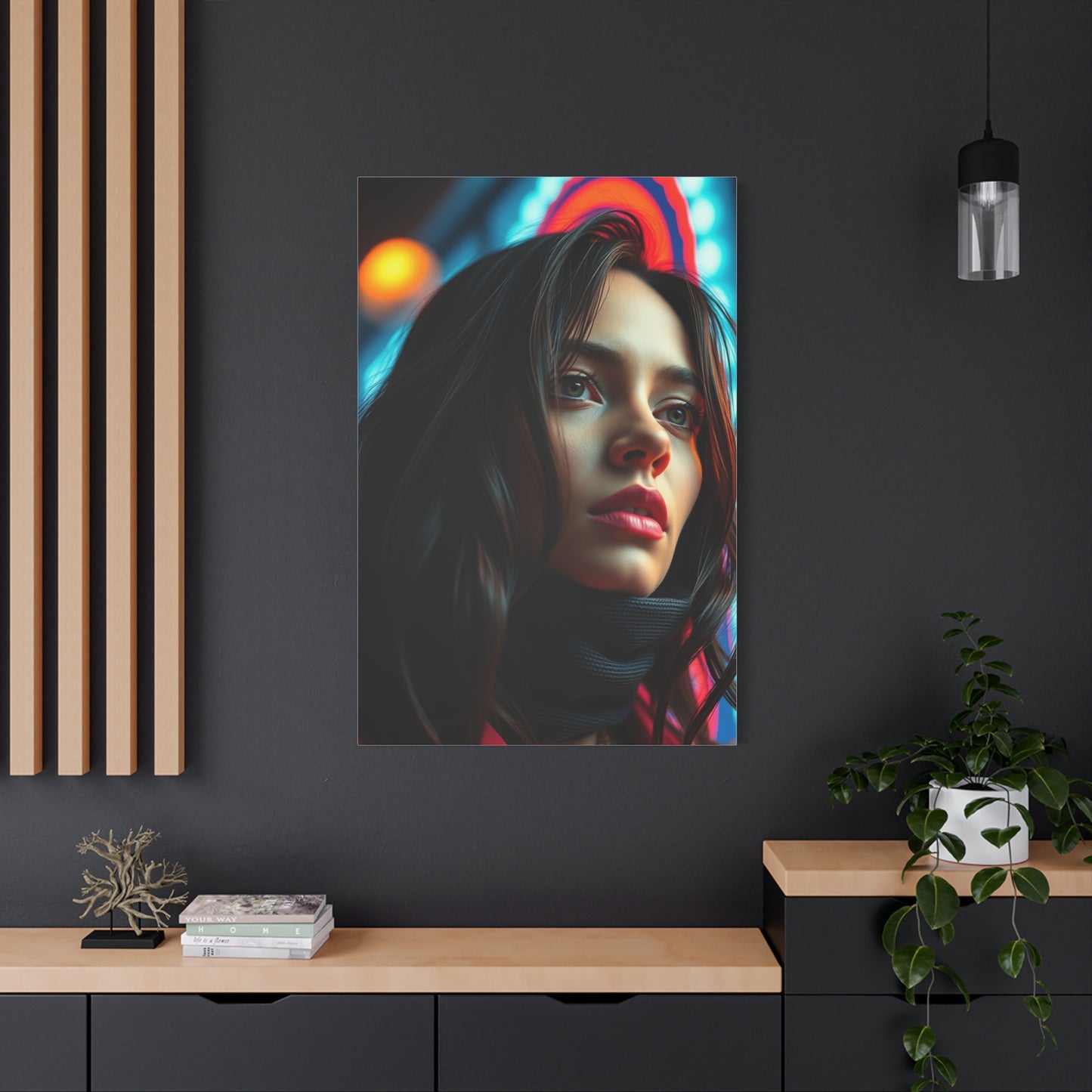 70’s Aesthetic Art Refined Canvas Wall Art & Canvas Print