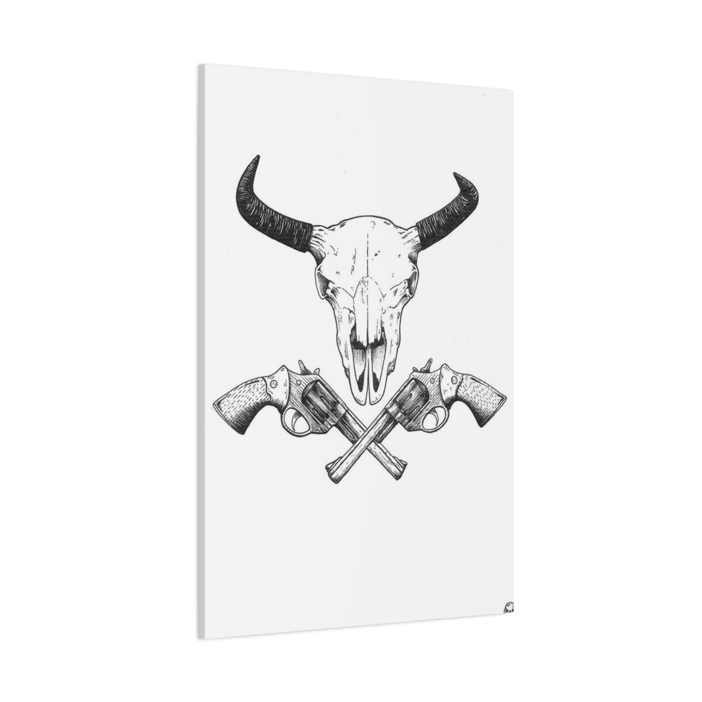 Gun Sketch Wall Art & Canvas Prints