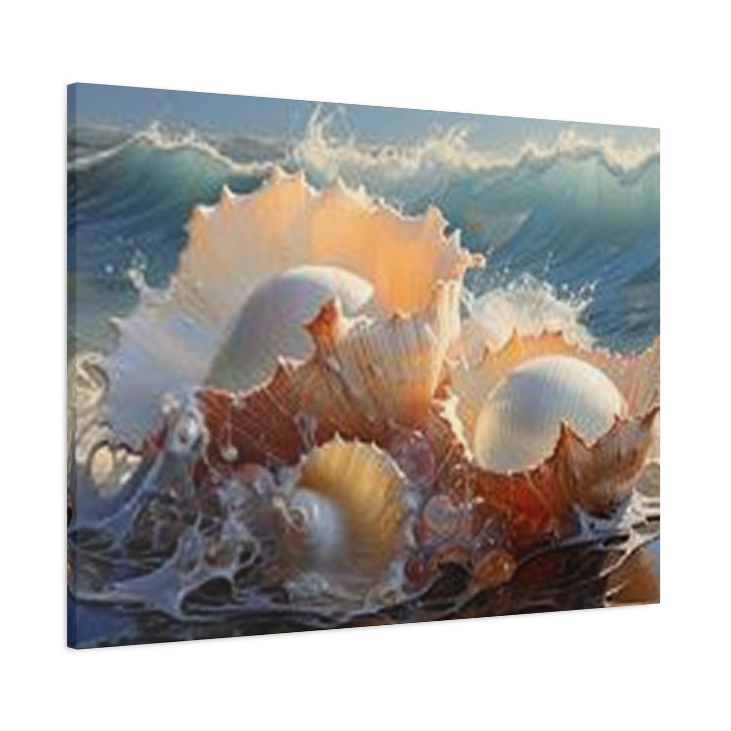 Shells At Sea Shore Wall Art & Canvas Prints