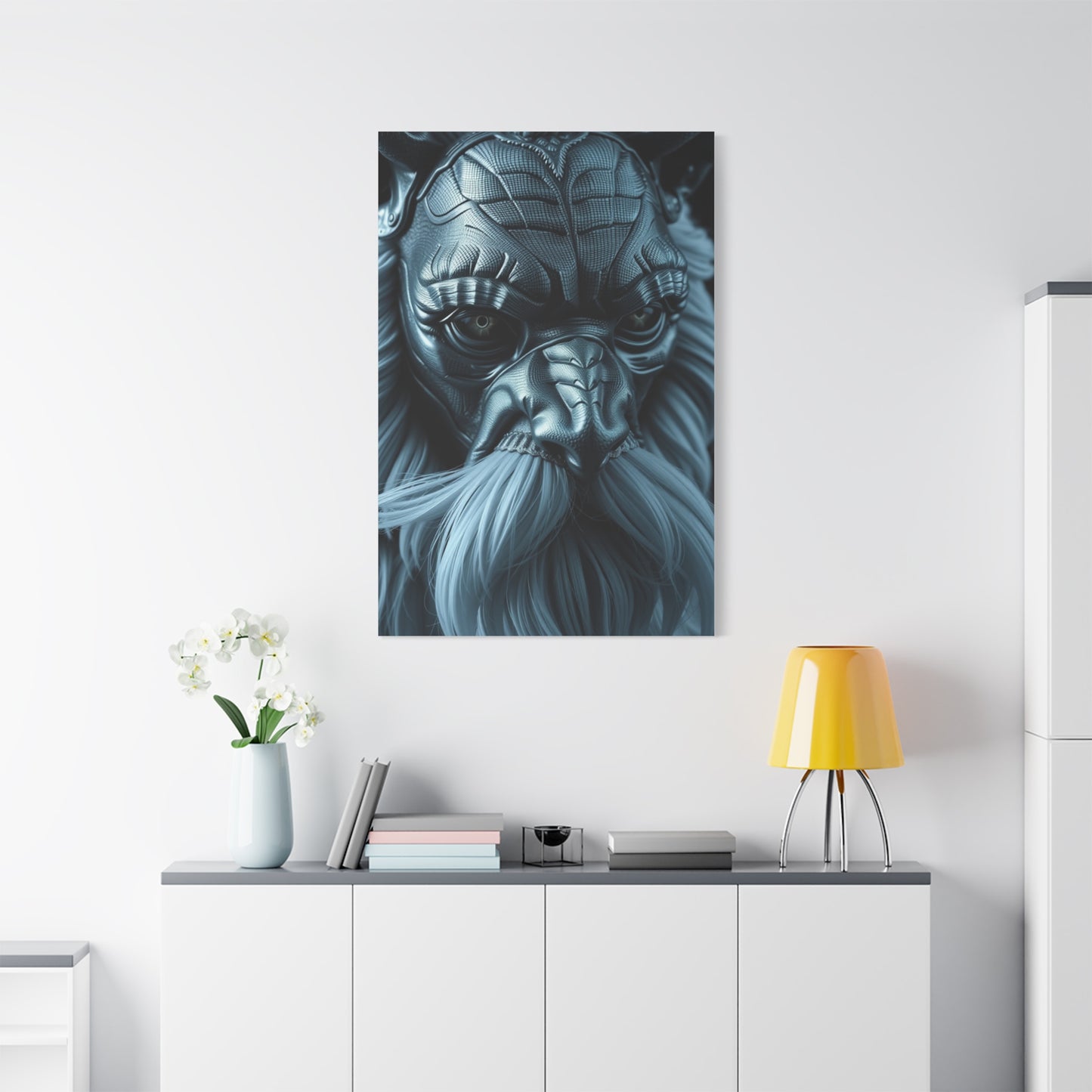 Gray & White Art Canvas Art 10 Wall Art & Canvas Print