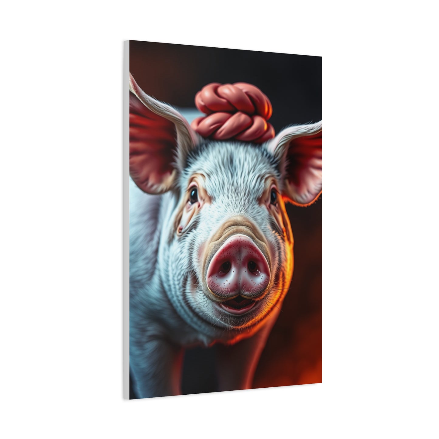 Pig Art Canvas Art 7 Wall Art & Canvas Print