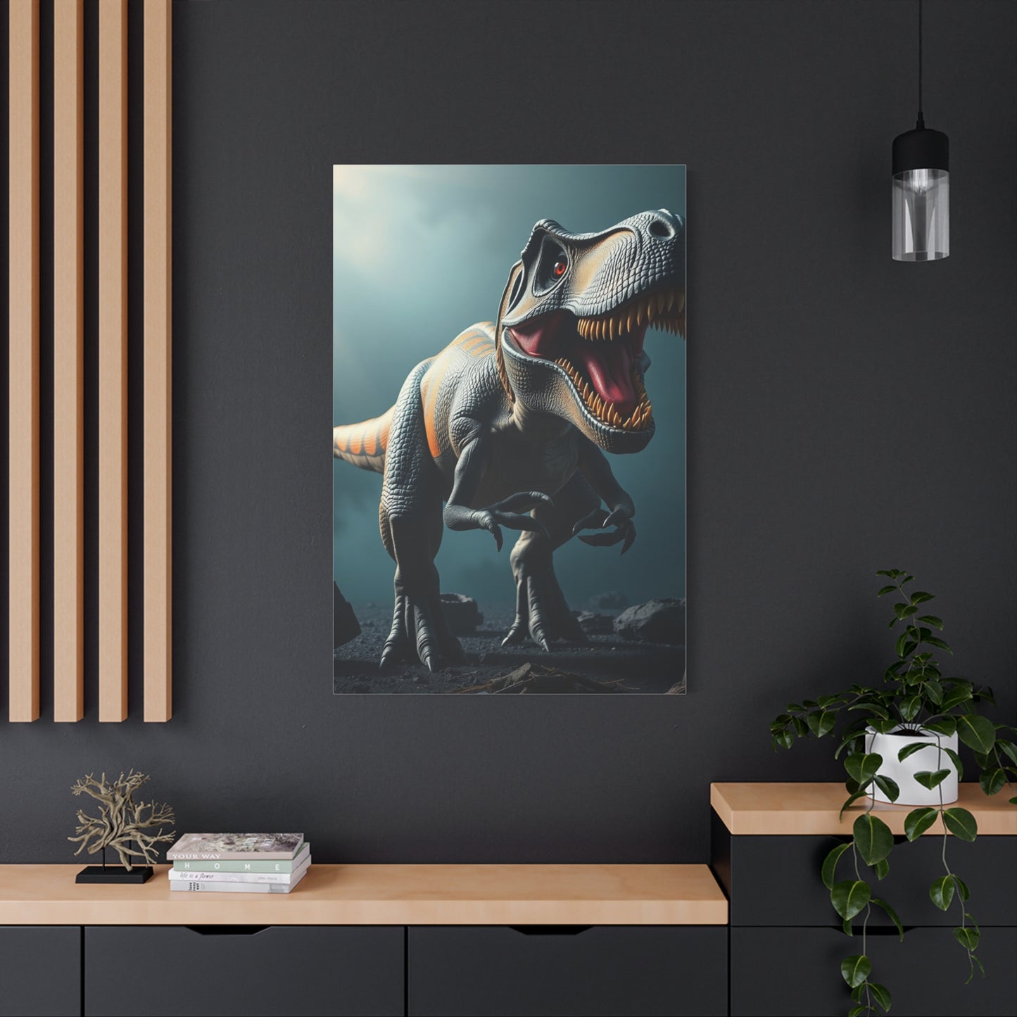Tyrannosaurus Rex Art Canvas Art 1 Wall Art & Canvas Print