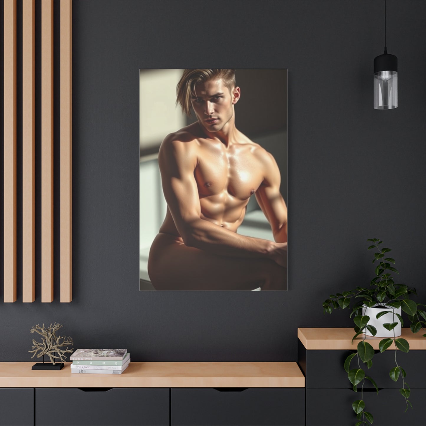 Elysian Masculinity Canvas wall art & canvas print