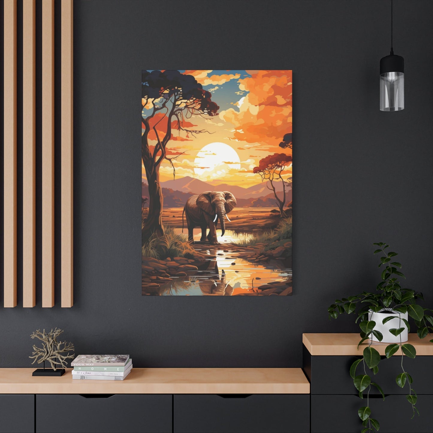 Elephant in Africa Wall Art & Canvas Prints