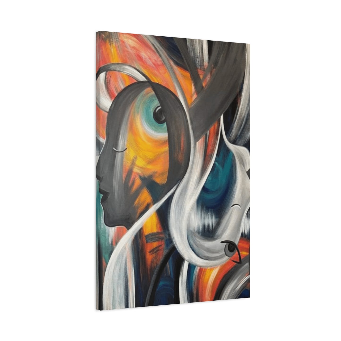 Abstract Faces Painting Wall Art & Canvas Prints