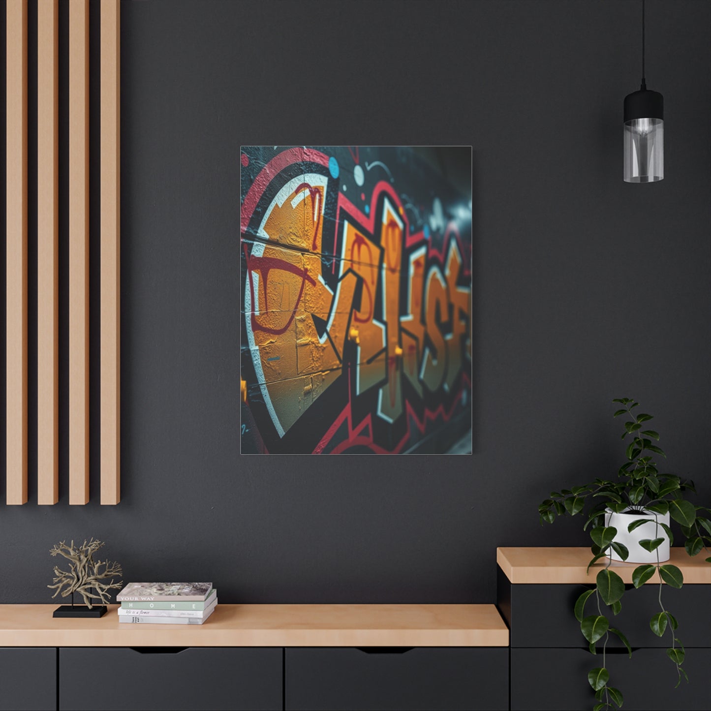 Refined Graffiti Reverie Wall Art & Canvas Print