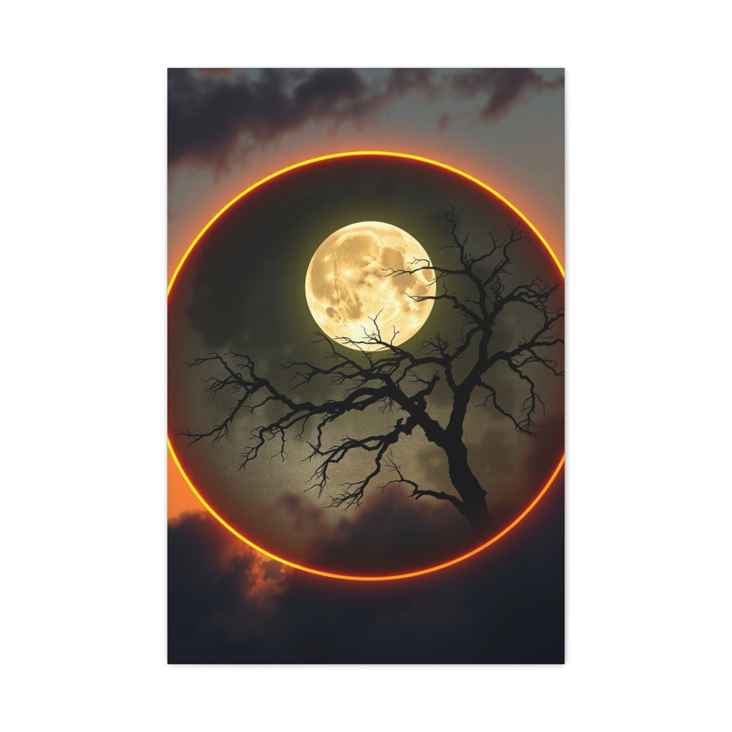 Moon Art Premium Canvas 19 Wall Art & Canvas Print