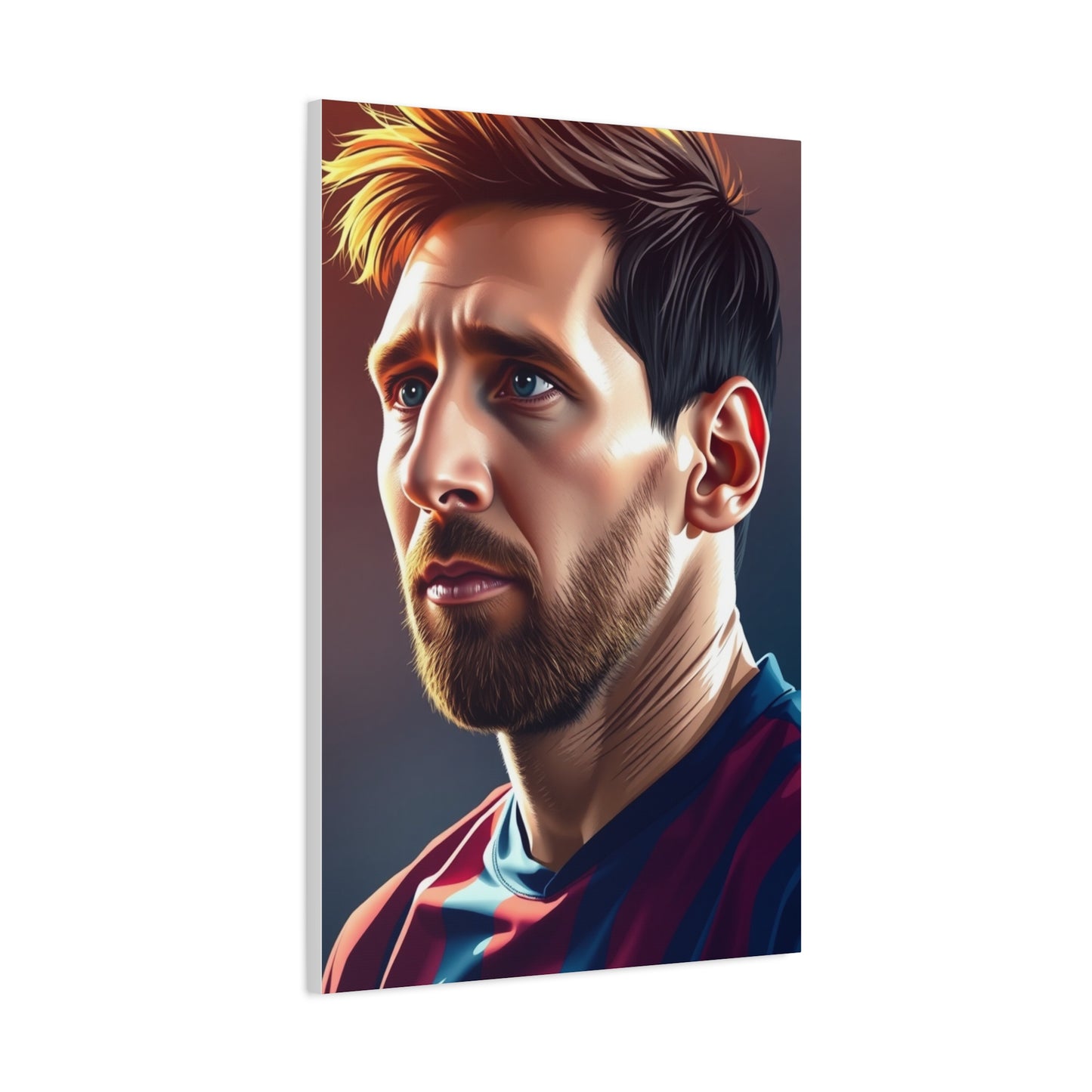 Lionel Messi Illustration Art Premium Canvas 15 Wall Art & Canvas Print