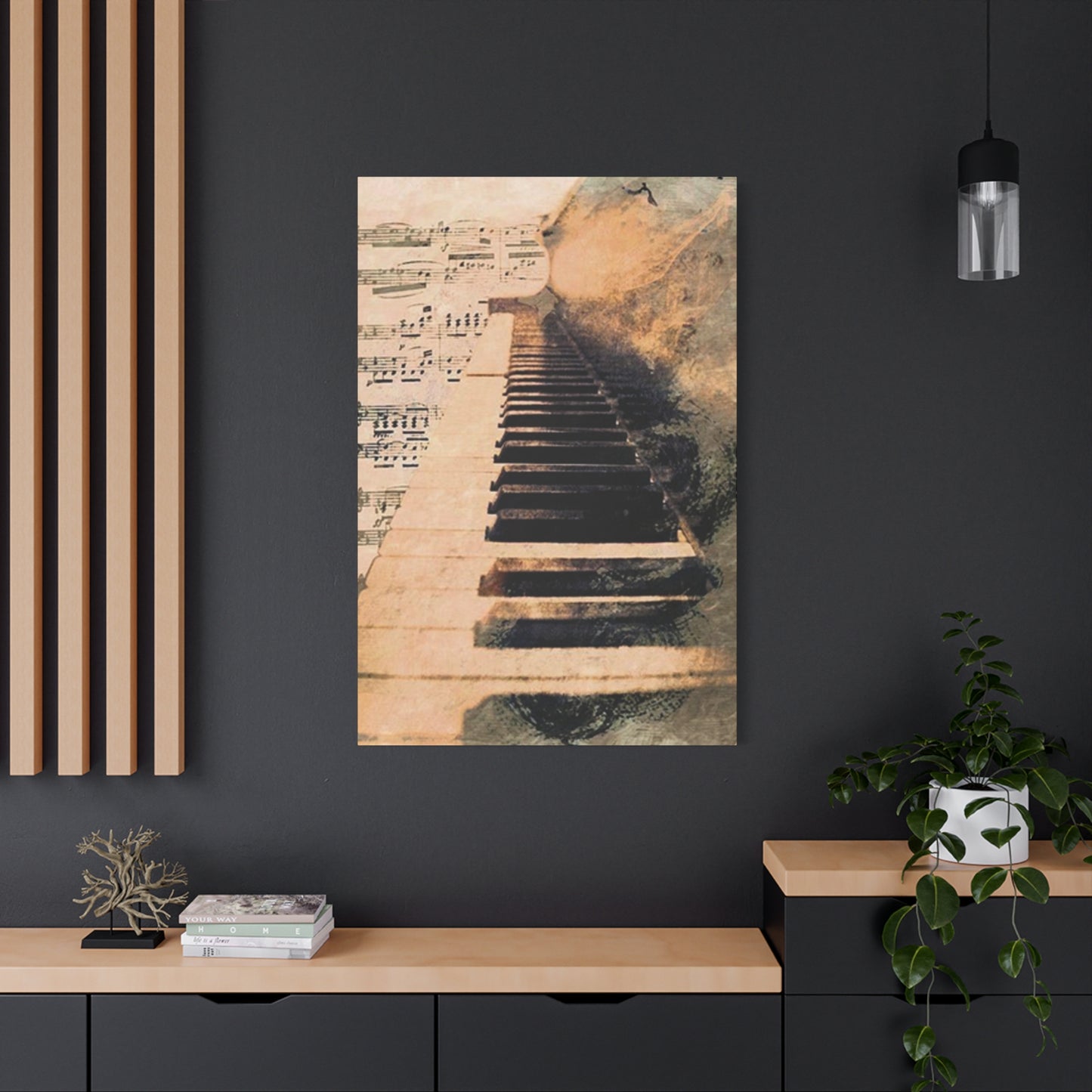 Piano Keys Painting Wall Art & Canvas Prints