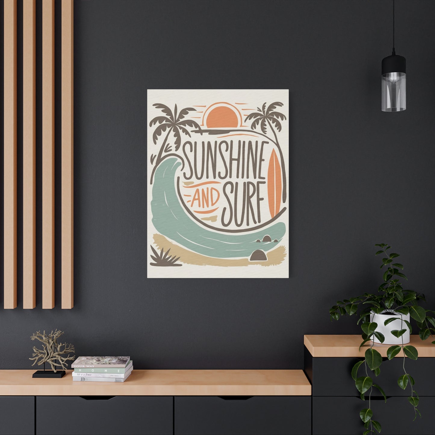 Sunshine And Surf Painting Wall Art & Canvas Prints