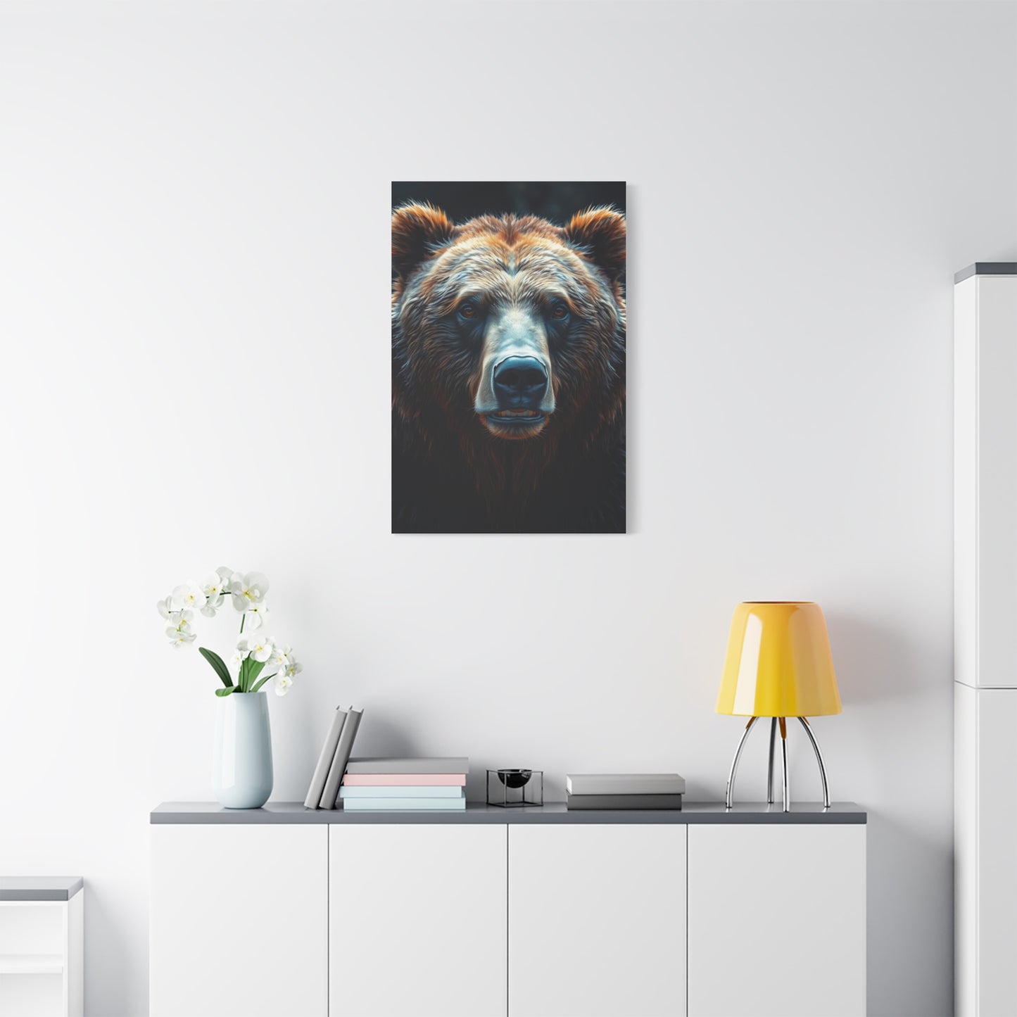 Aristocratic Bear Portraiture Wall Art & Canvas Print