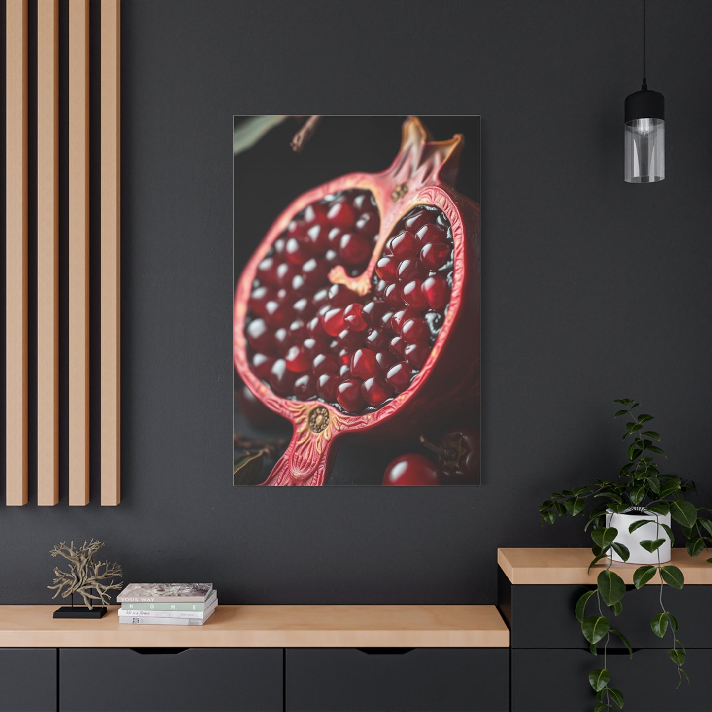Elite Pomegranate Noir Wall Art Vision Wall Art & Canvas Print