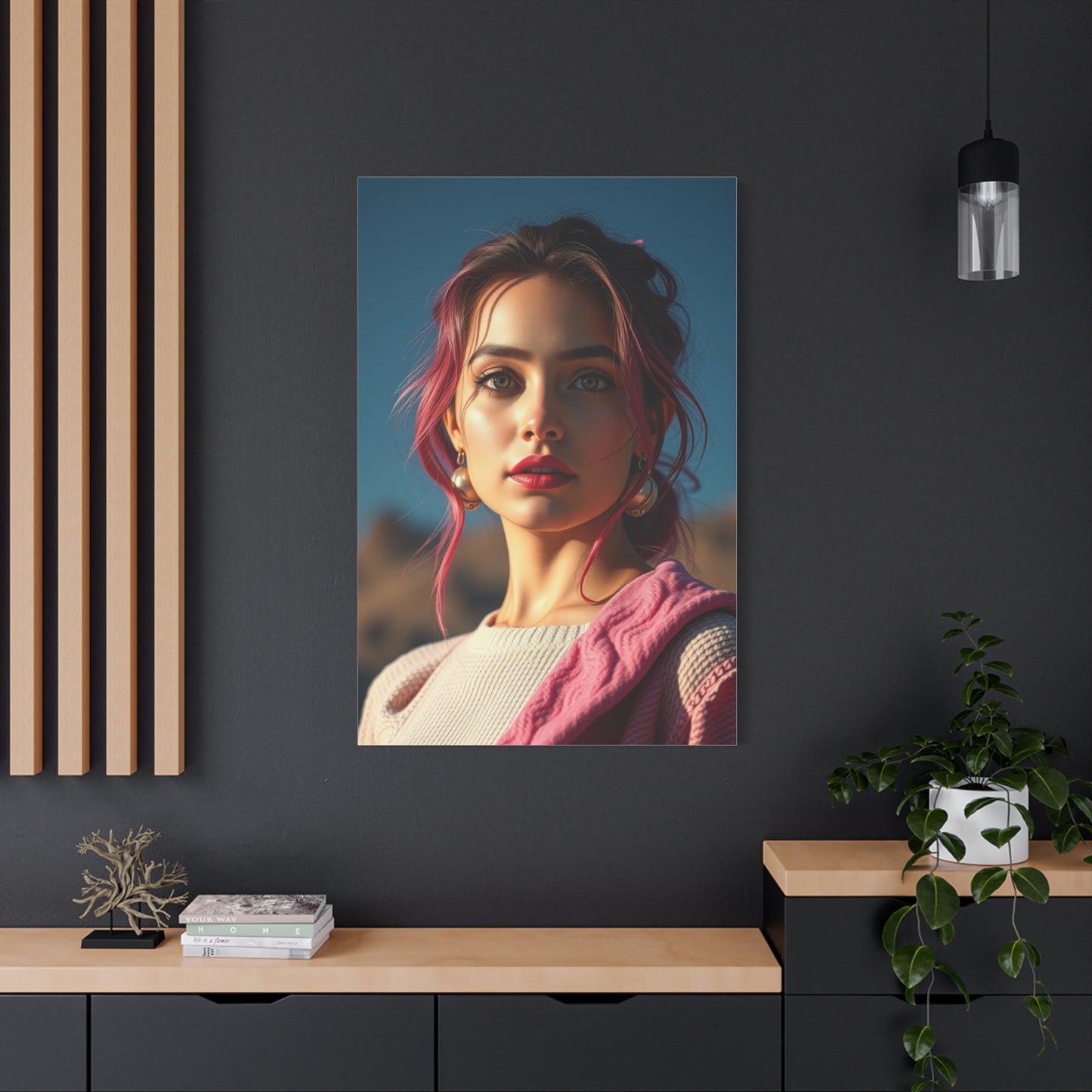 Rosy Horizon Canvas Wall Art & Canvas Print