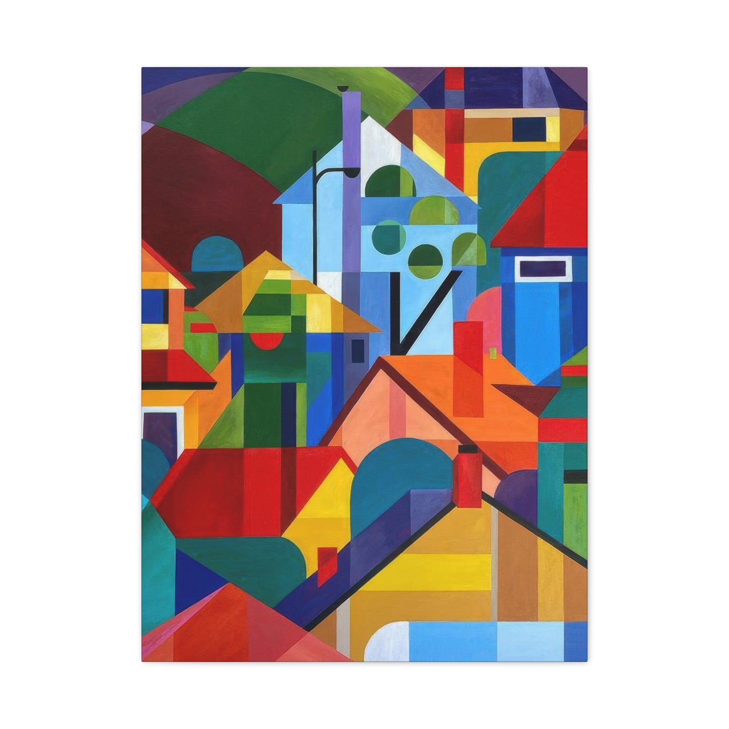 Cityscape Cubism Wall Art & Canvas Prints