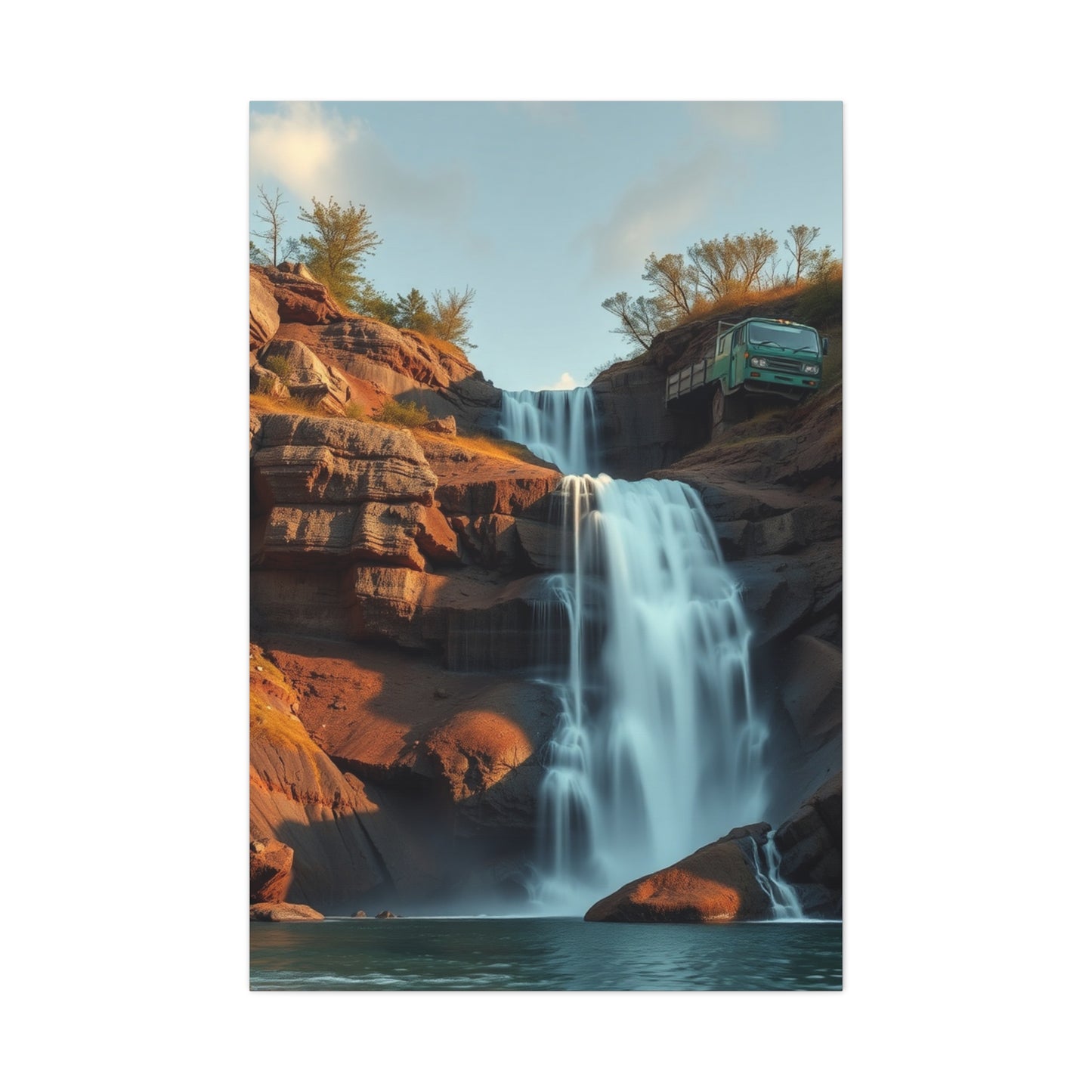Refined Torrent Aesthetic Wall Art & Canvas Print