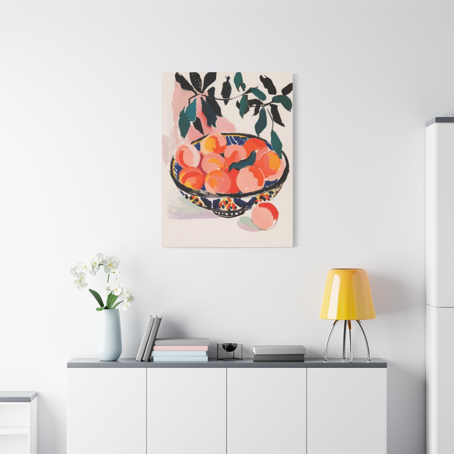 Peach Bowl Wall Art & Canvas Prints