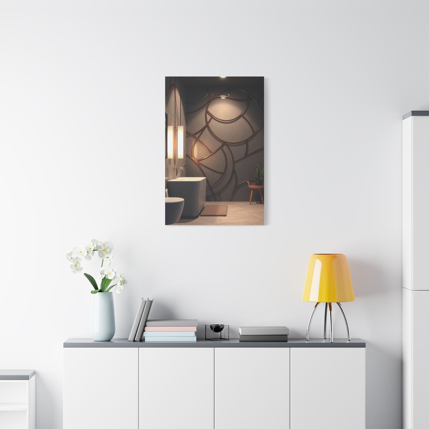 Tranquil Cascade Art Wall Art & Canvas Print