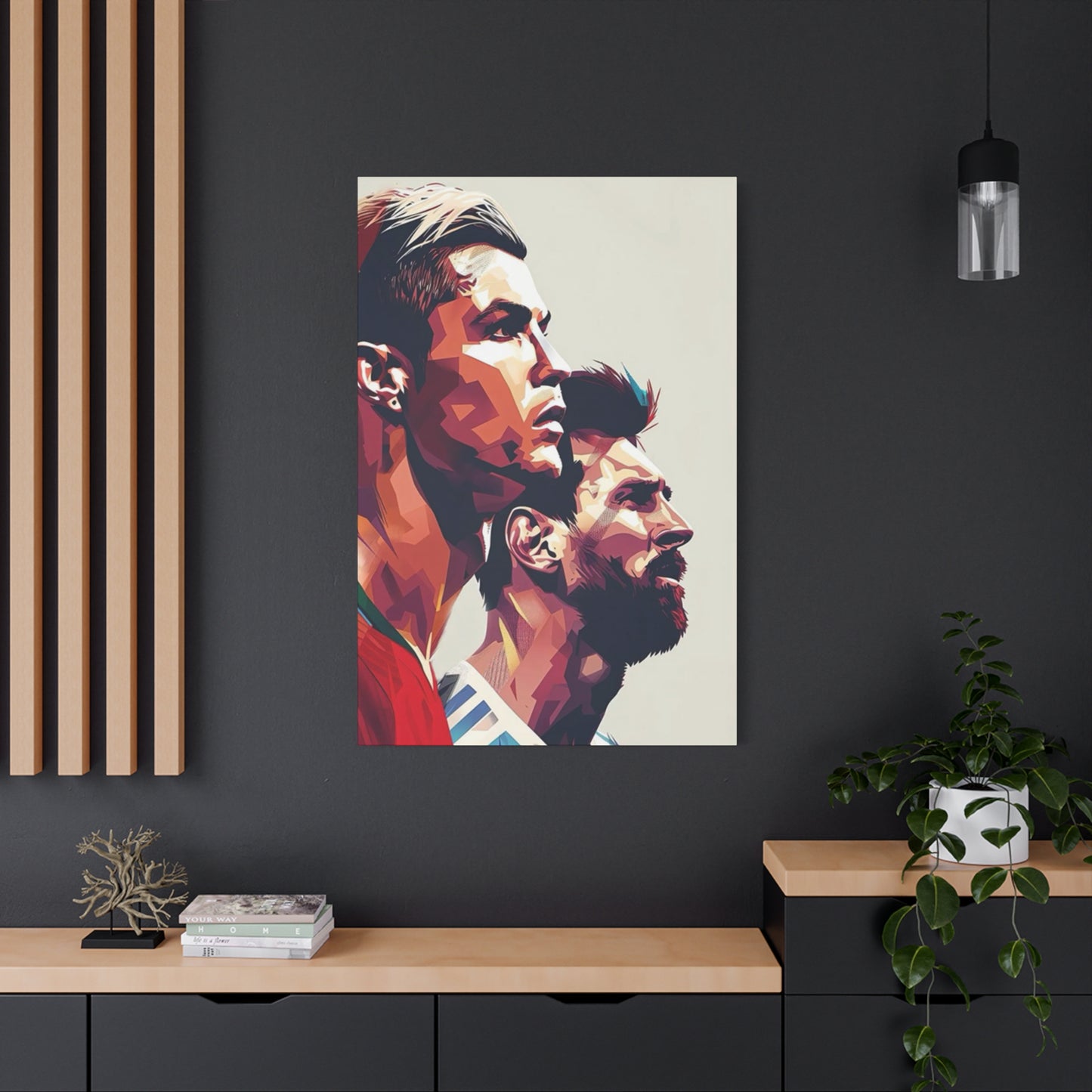 Ronaldo & Messi Poster Wall Art & Canvas Prints