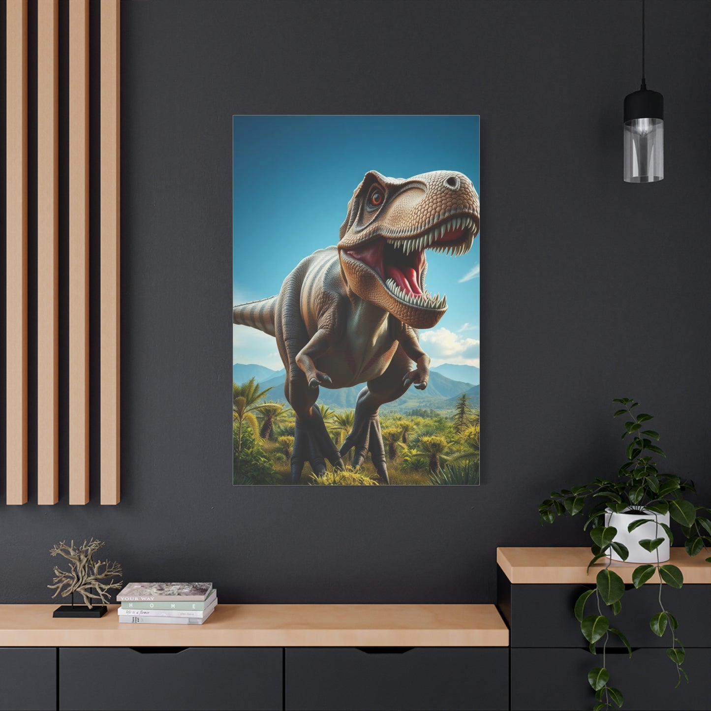 Tyrannosaurus Rex Art Canvas Art 4 Wall Art & Canvas Print