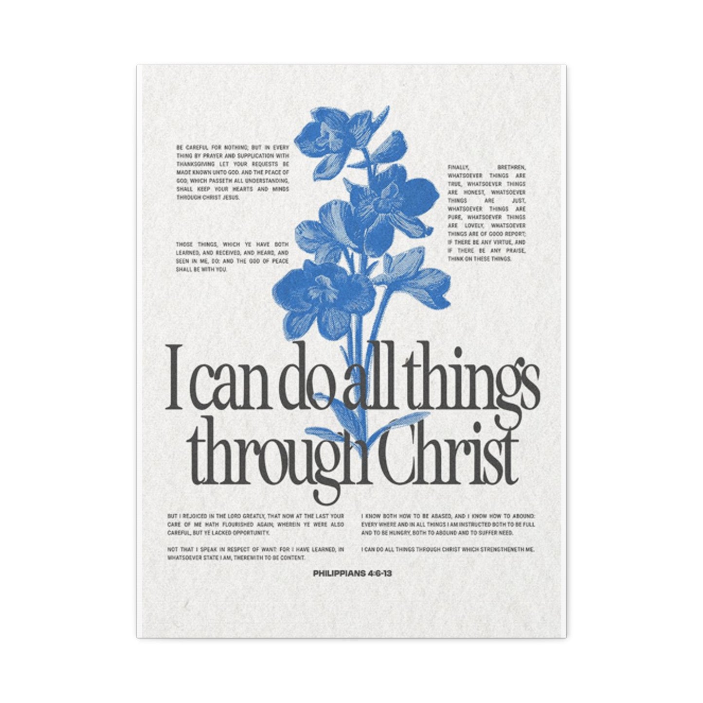 Christ Quote Poster Wall Art & Canvas Prints
