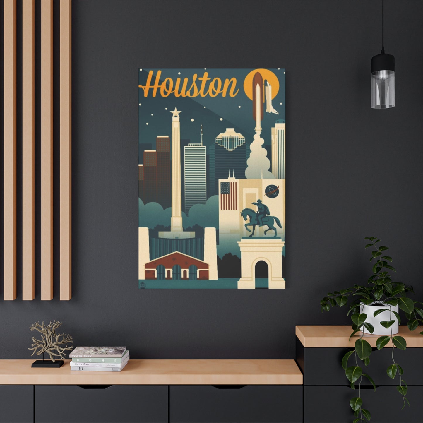 Beautiful Houston Skyline Wall Art & Canvas Prints