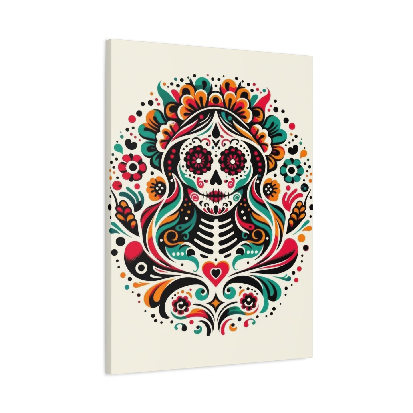 Calavera Kaleidoscope Wall Art & Canvas Prints