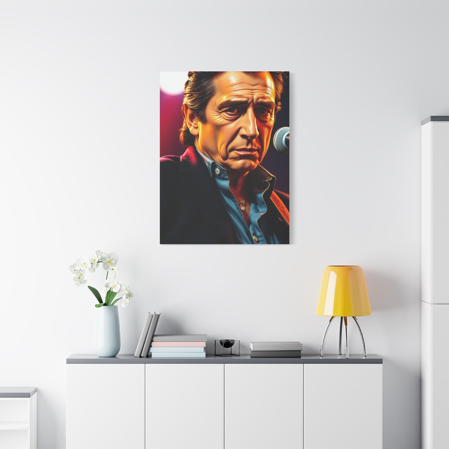 Johnny Cash Art Canvas Art 1 Wall Art & Canvas Print