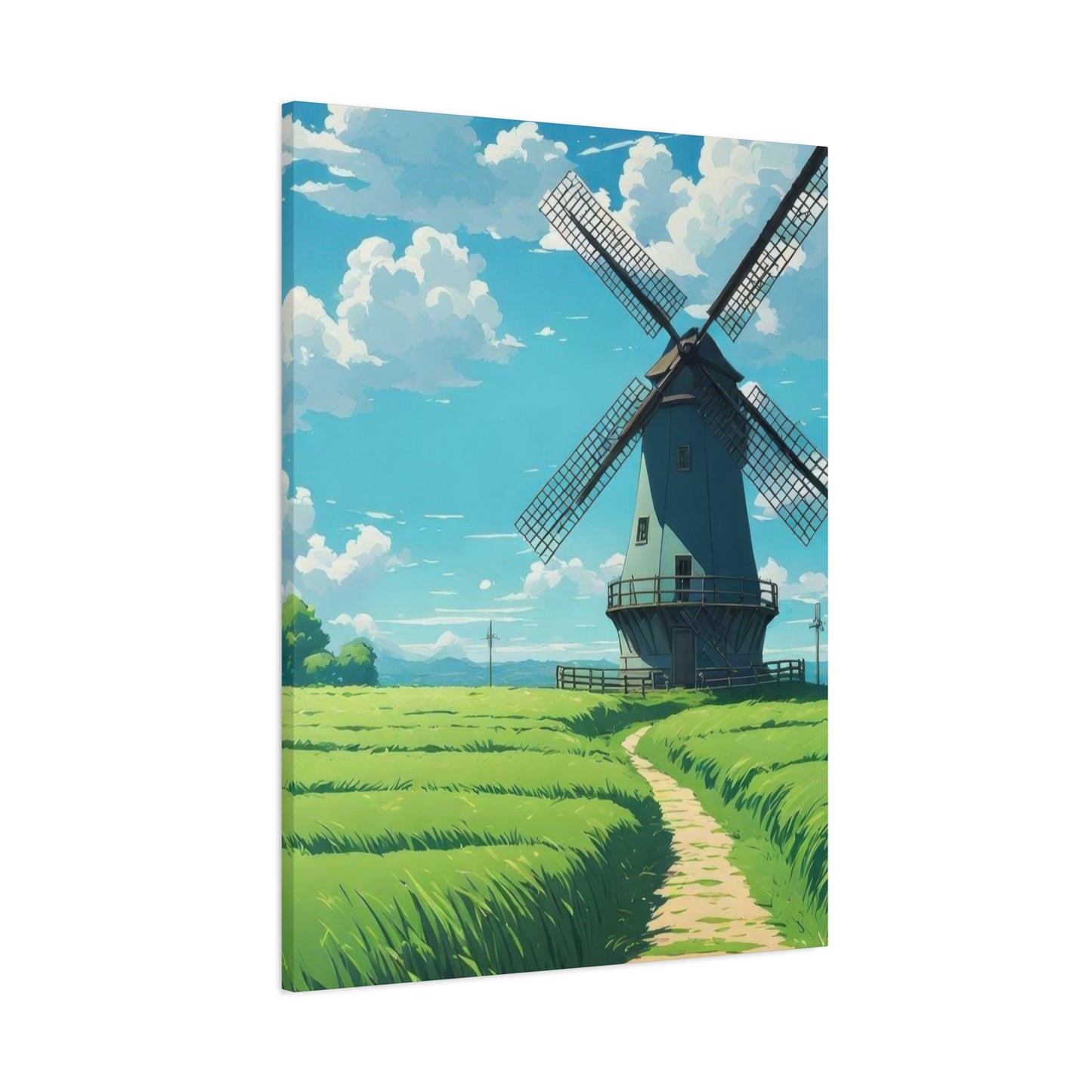 Greenfield Windmill Countryside Wall Art & Canvas Prints