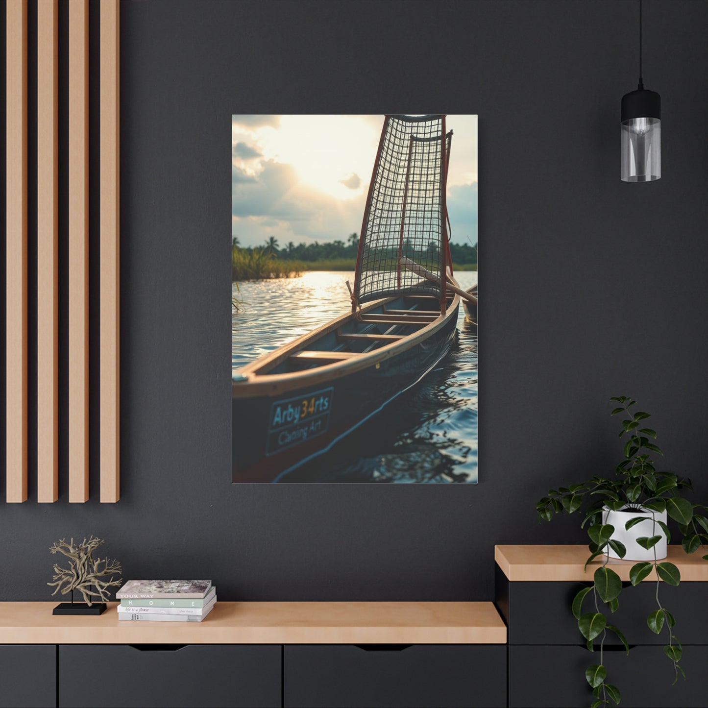 Canoe Art Luxury Canvas Wall Art & Canvas Print