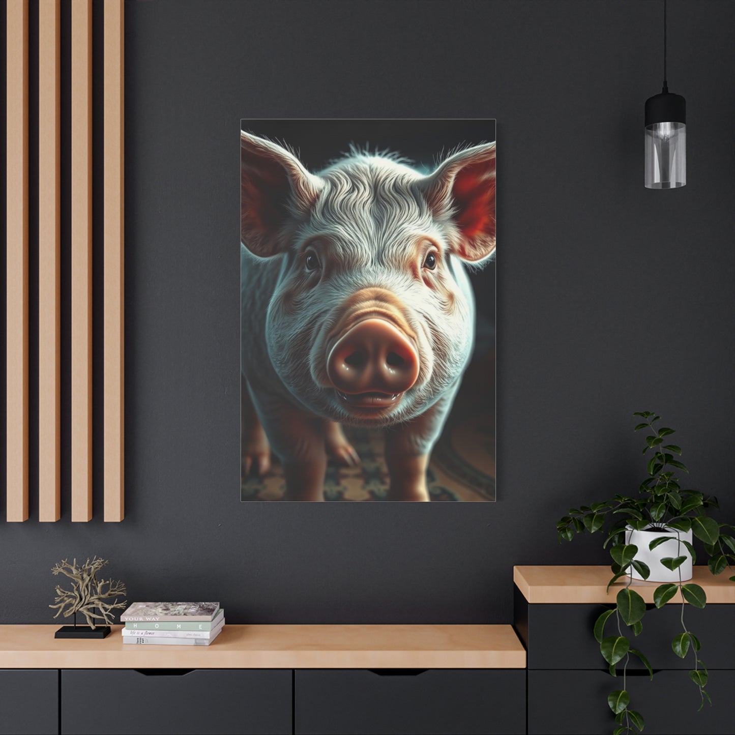 Pig Art Canvas Art 8 Wall Art & Canvas Print
