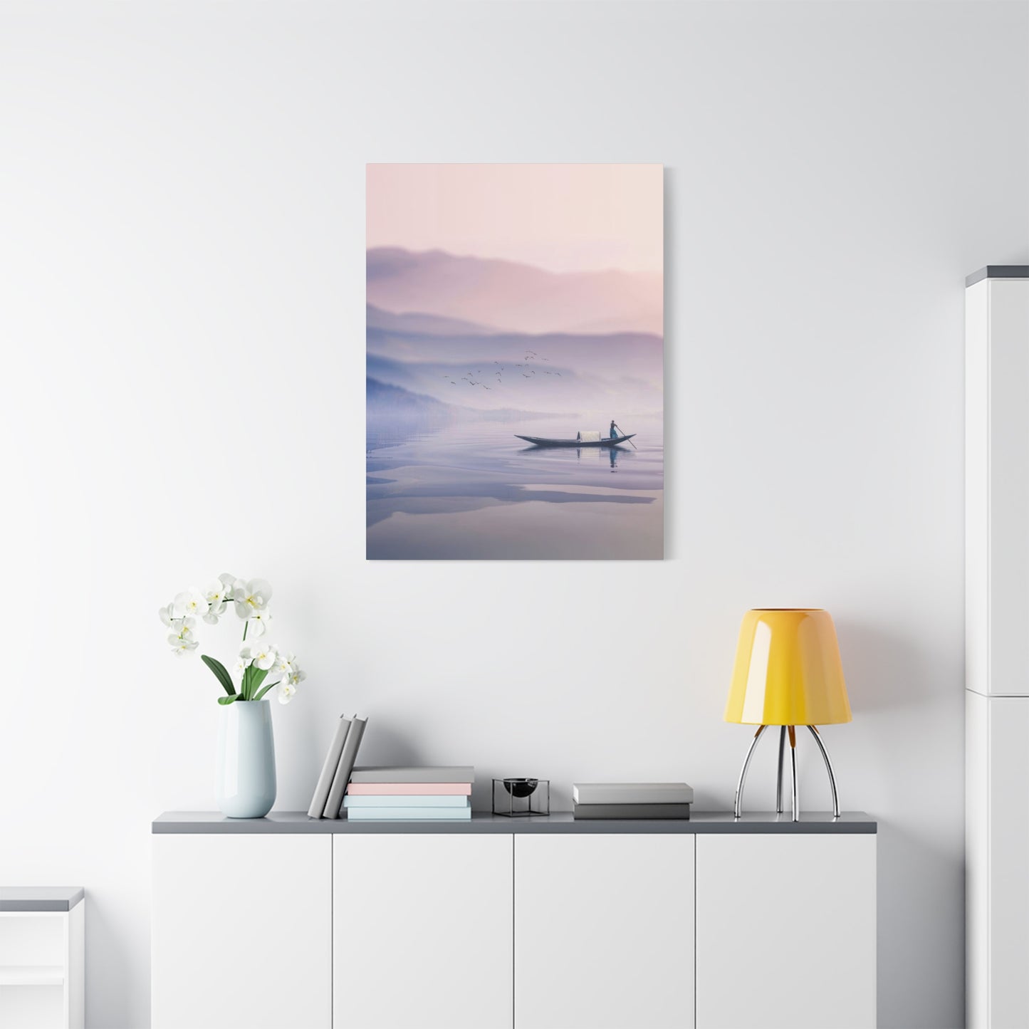 Clear Water Boat Wall Art & Canvas Prints